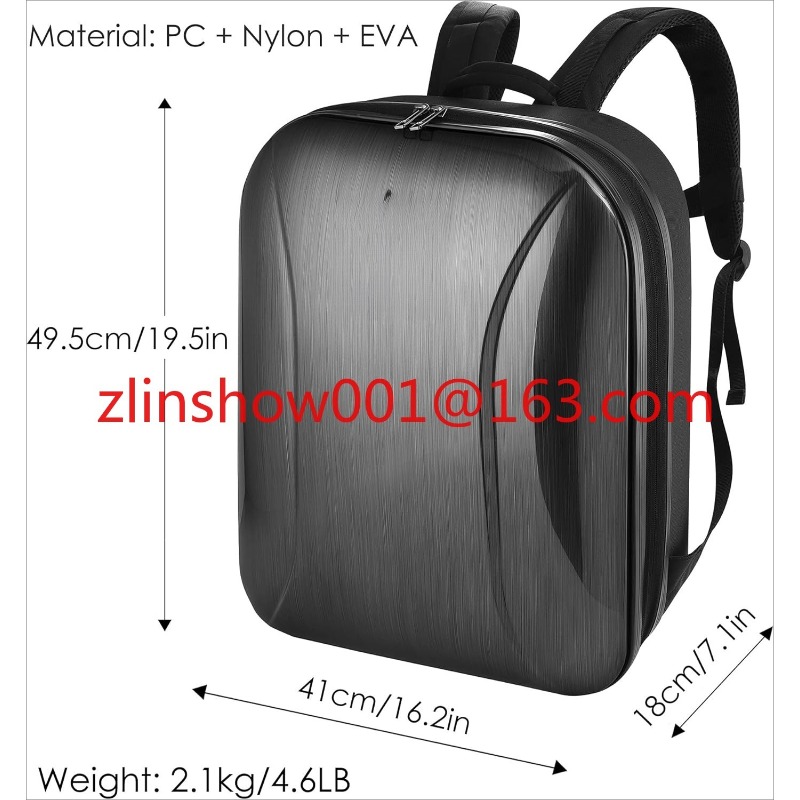 Fpv Drone Bag - กระเป๋าเป้สะพายหลังแบบแข็งกันน้ำและกันกระแทก ทำจากวัสดุ EVA และ PC สำหรับโดรน