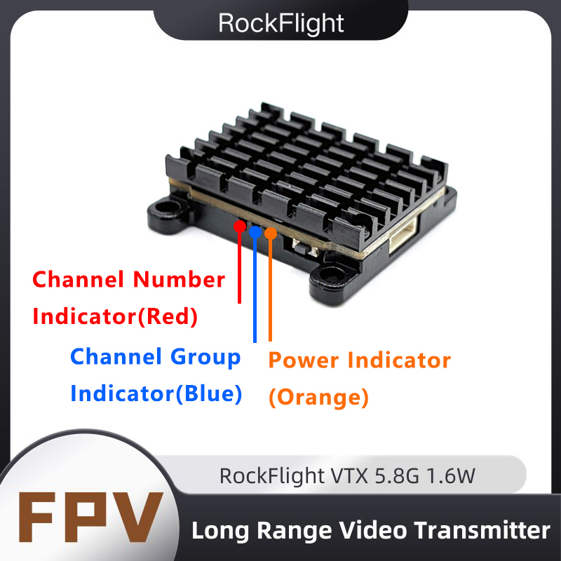 RockFlight TX663 VTX 5.8G 48CH - Fpv Drone Frame บทวิจารณ์และราคา