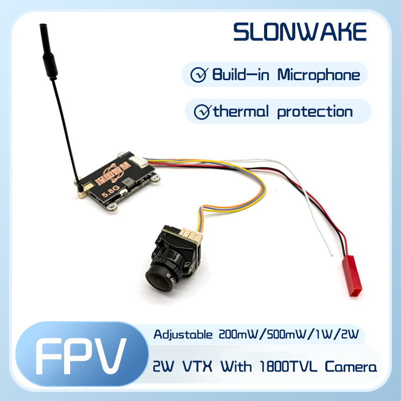 SLONWAKE 5.8G 56CH 2W เครื่องส - Fpv Drone Receiver บทวิจารณ์และราคา