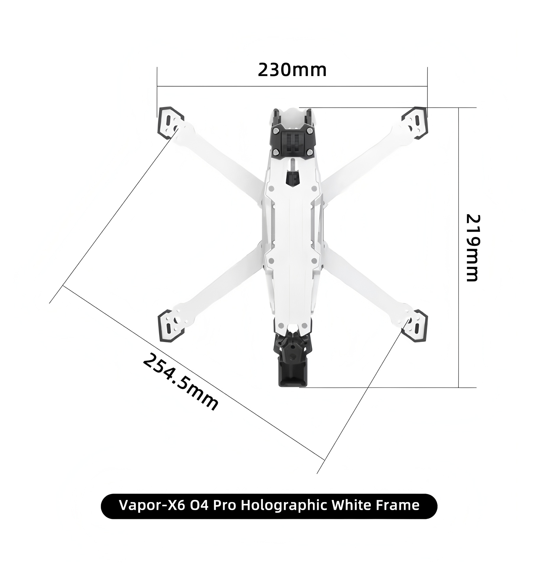 GEPRC Vapor D5/x5/x6 O4 Pro Fr - Fpv Drone Frame บทวิจารณ์และราคา