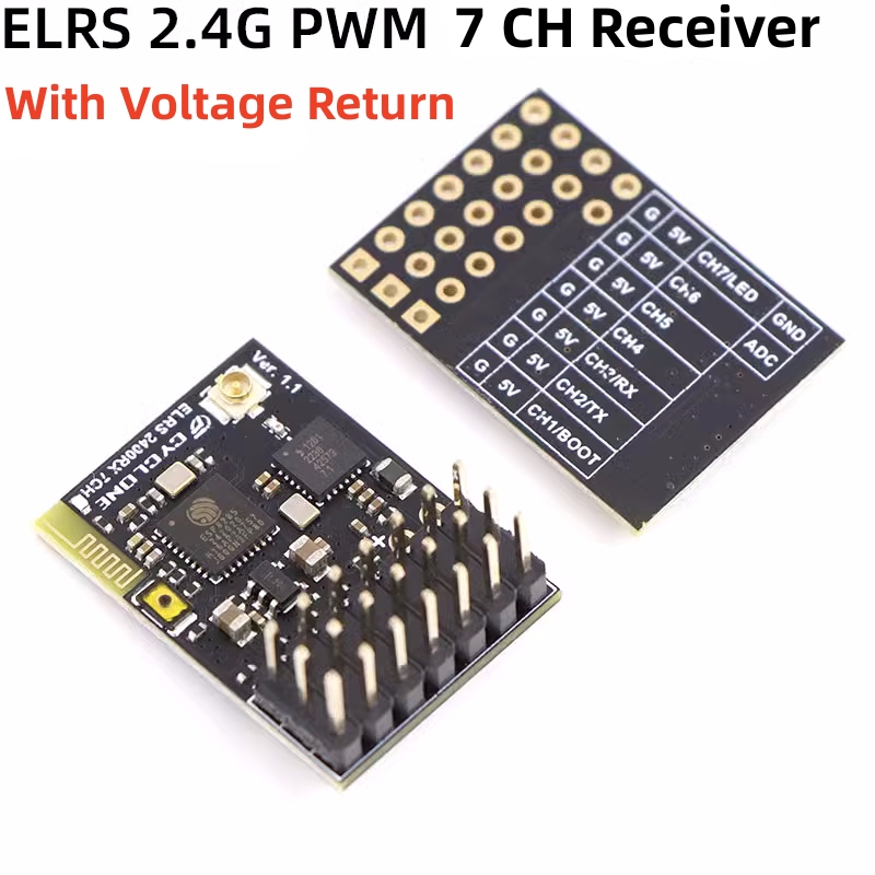 Elrs 2.4G PWM ตัวรับสัญญาณ7CH  - Fpv Drone Antenna บทวิจารณ์และราคา